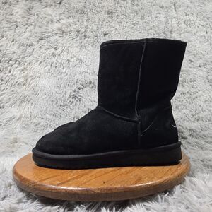 Koolaburra by UGG Koola Short Womens 11W Black Suede Leather Ankle Boots 1017090